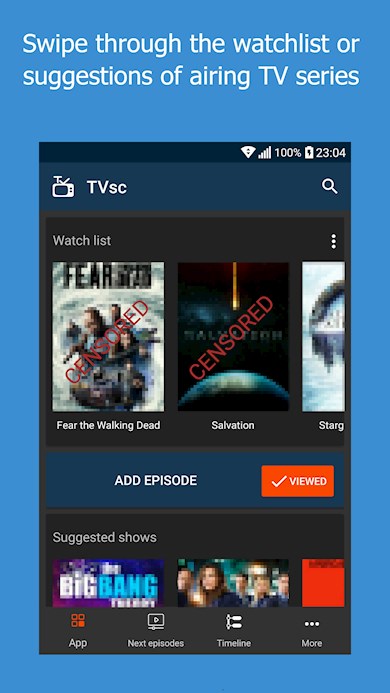 TV Series Collector (Android application)